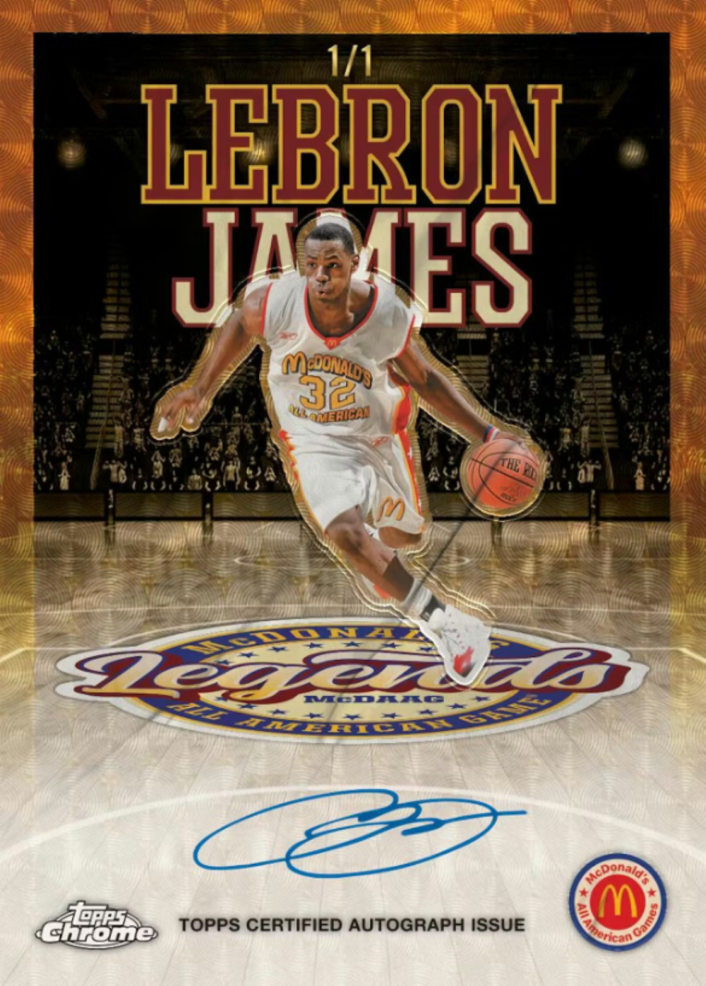 2025 Topps Chrome McDonalds All-American Basketball Hobby Box
