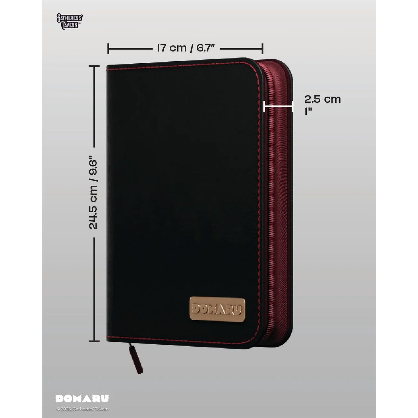 Gatherer's Tavern: Cryptids Collection Domaru Binder - Crimson Glow 4-Pocket