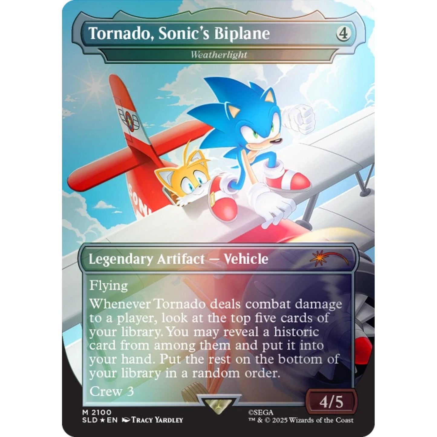 Magic the Gathering: Secret Lair X Sonic Turbo Gear [Rainbow Foil]