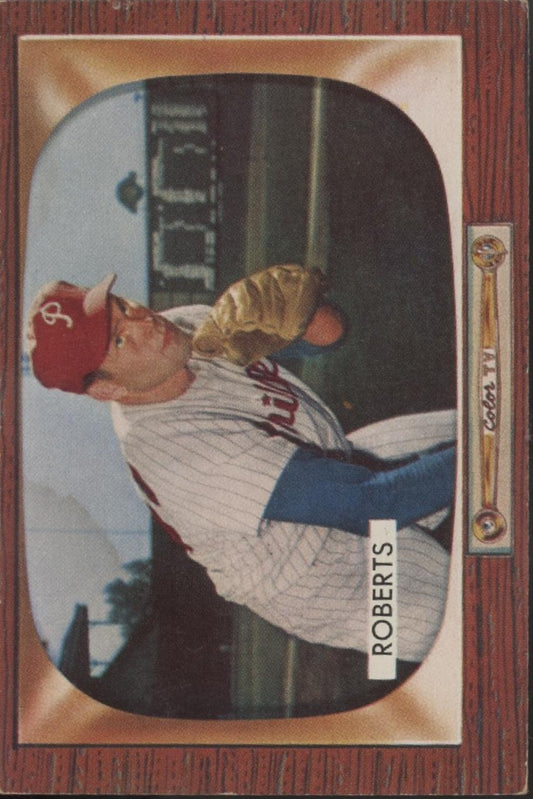 Robin Roberts 1955 Bowman #171 Philadelphia Phillies VG