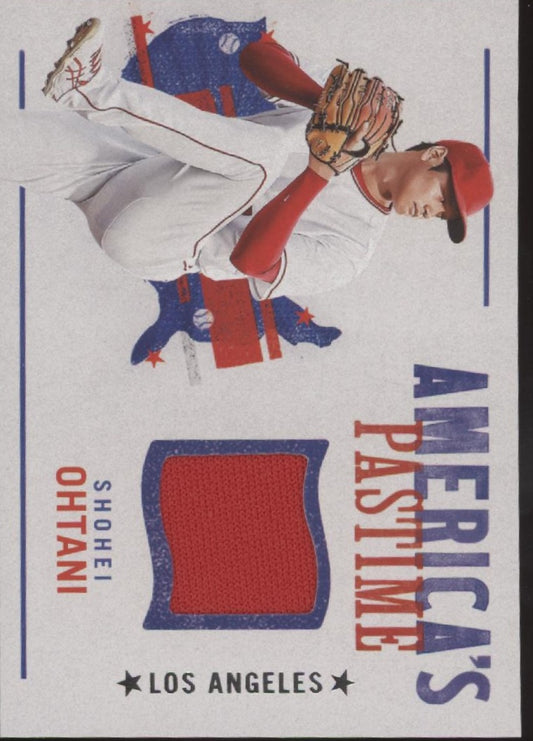 Shohei Ohtani 2022 Panini Chronicles America's Pastime Swatch #APS-SO