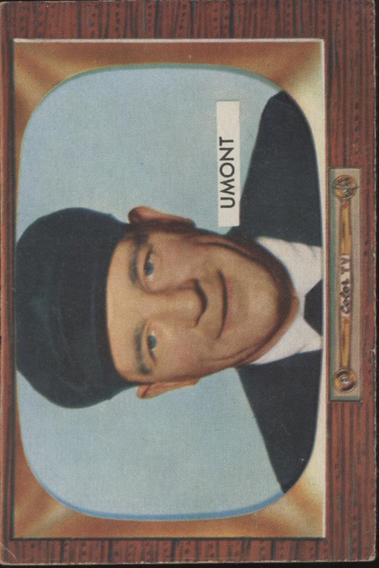 Frank Umont 1955 Bowman #305 VG