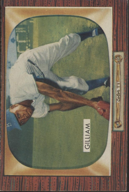 James Gilliam 1955 Bowman #98 Brooklyn Dodgers VG