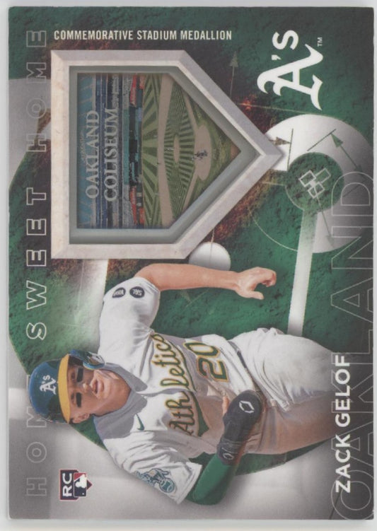 Zack Gelof 2024 Topps Series 1 Commemorative Home Sweet Home Medallion RC /299