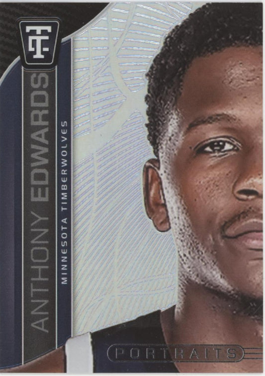Anthony Edwards 2024-25 Panini Totally Certified Portraits #8