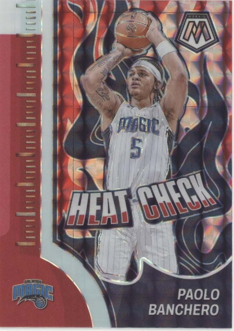 Paolo Banchero 2023-24 Panini Mosaic Heat Check Prizm #7