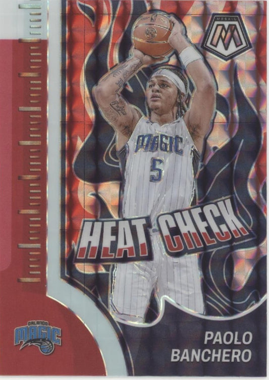 Paolo Banchero 2023-24 Panini Mosaic Heat Check Prizm #7