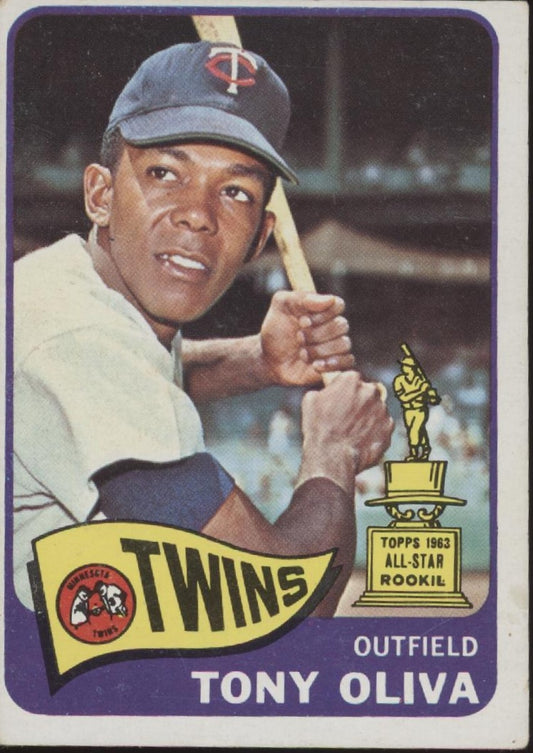Tony Oliva 1965 Topps #340 Minnesota Twins VG-EX #2