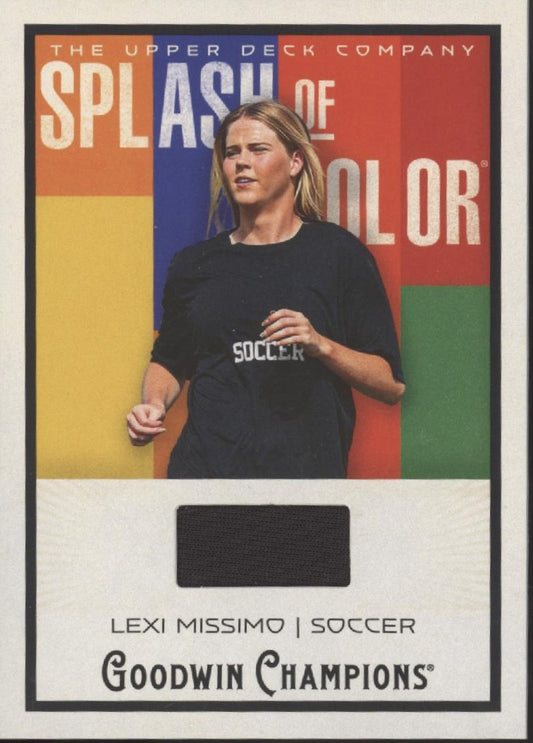 Lexi Missimo 2025 Upper Deck Goodwin Champions Splash of Color Swatch #SM-LM