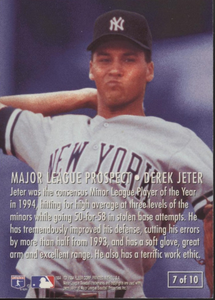 Derek Jeter 1994 Fleer Prospects #7