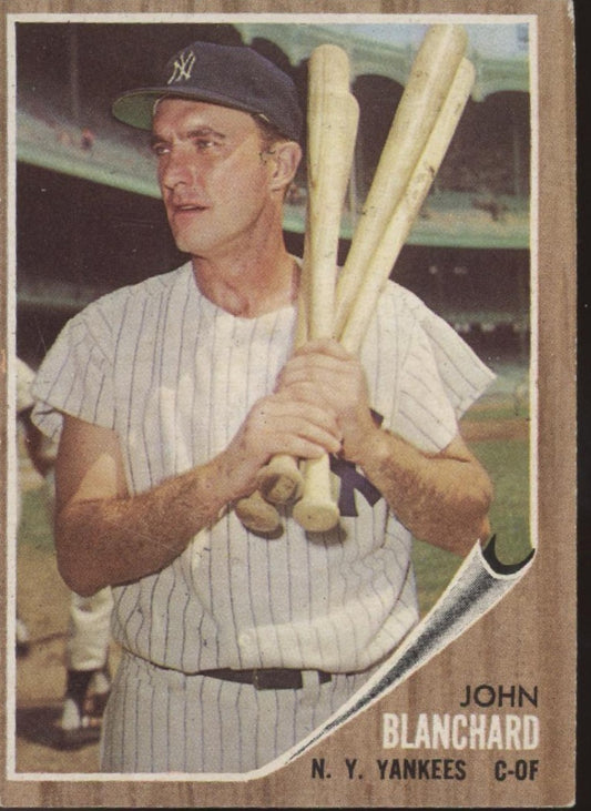 John Blanchard 1962 Topps #93 New York Yankees VG
