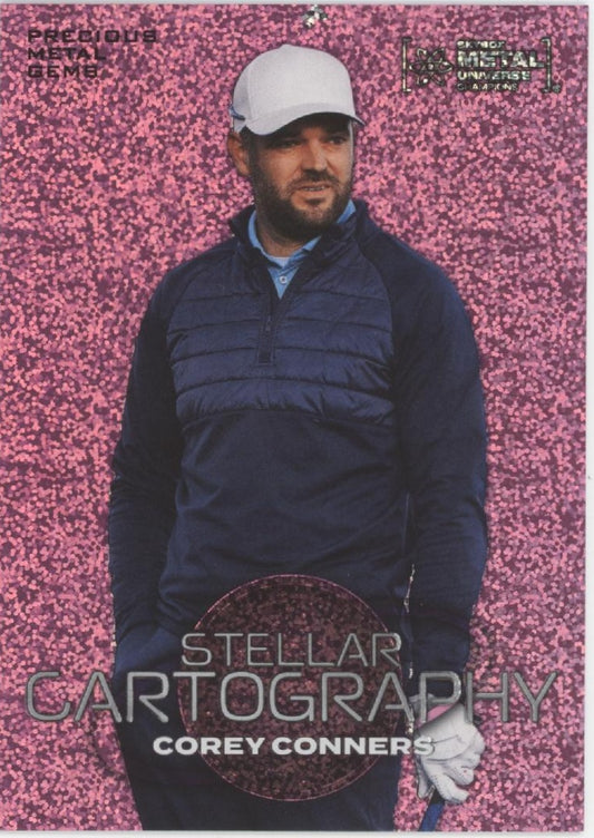Corey Conners 2024 Metal Universe Champions Stellar Cartography Pink FX 63/75