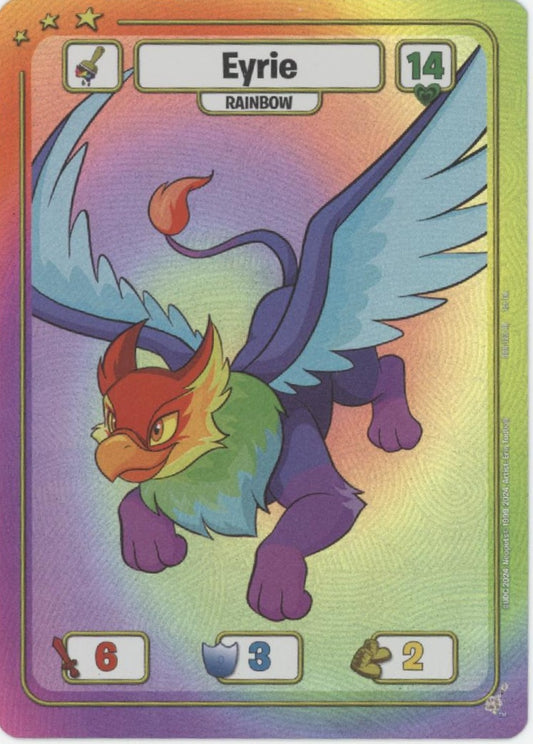 Eyrie Neopets Battledome TCG Defenders of Neopia Rainbow 1st Edition DON-123