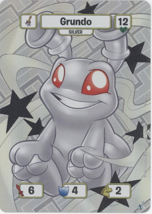 Grundo Neopets Battledome TCG 25th Anniversary Silver N25-143