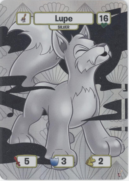Lupe Neopets Battledome TCG 25th Anniversary Silver N25-184