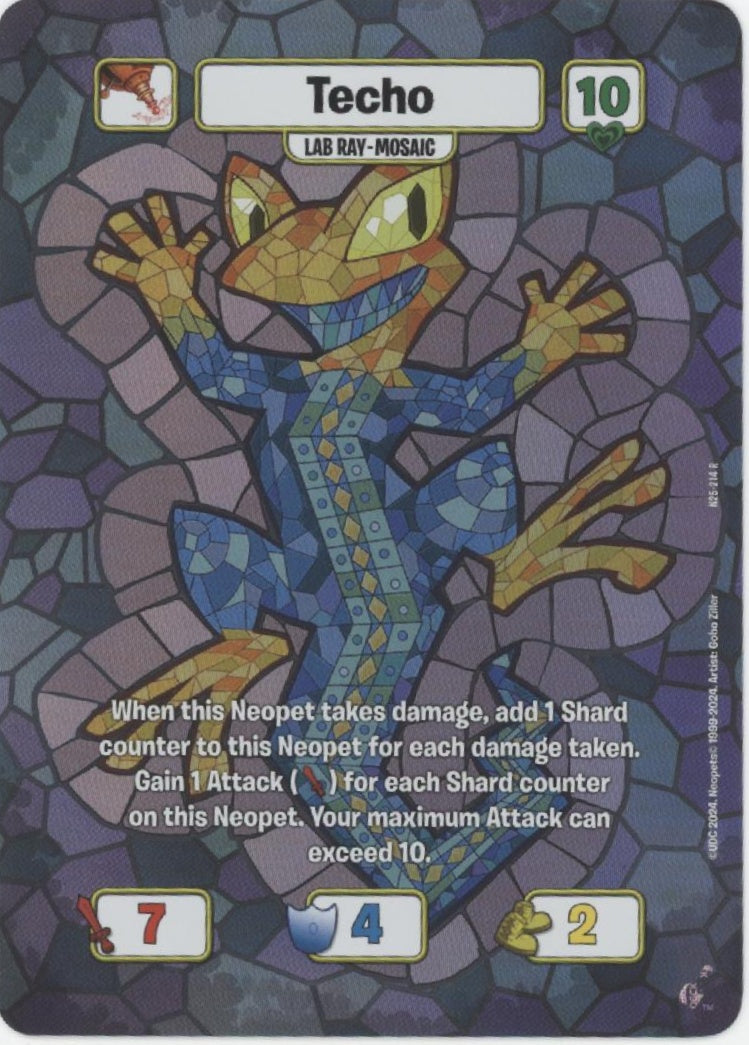 Techo Neopets Battledome TCG 25th Anniversary Lab Ray-Mosaic N25-214