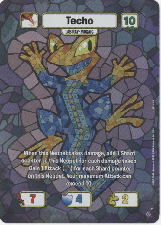 Techo Neopets Battledome TCG 25th Anniversary Lab Ray-Mosaic N25-214