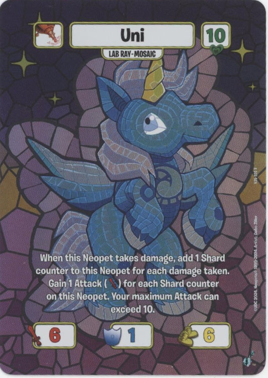 Uni Neopets Battledome TCG 25th Anniversary Lab Ray-Mosaic N25-220
