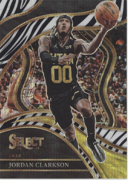 Jordan Clarkson 2023-24 Panini Select Zebra Wave Prizm #233