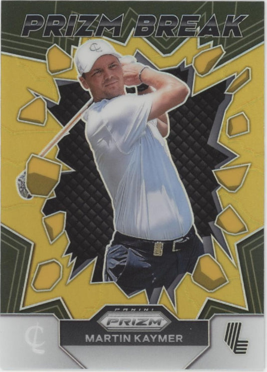 Martin Kaymer 2024 Panini Prizm LIV Prizm Break Gold Prizm 03/10 #7