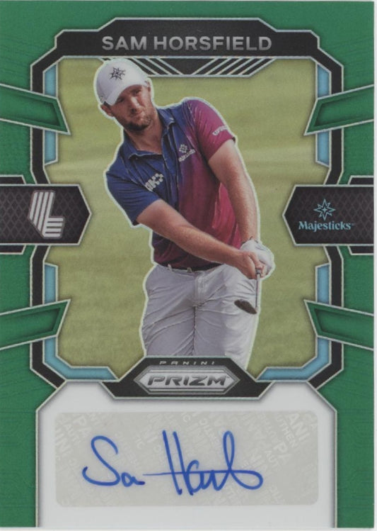 Sam Horsfield 2024 Panini Prizm LIV Green Prizm Auto 10/16 #SIG-SHO