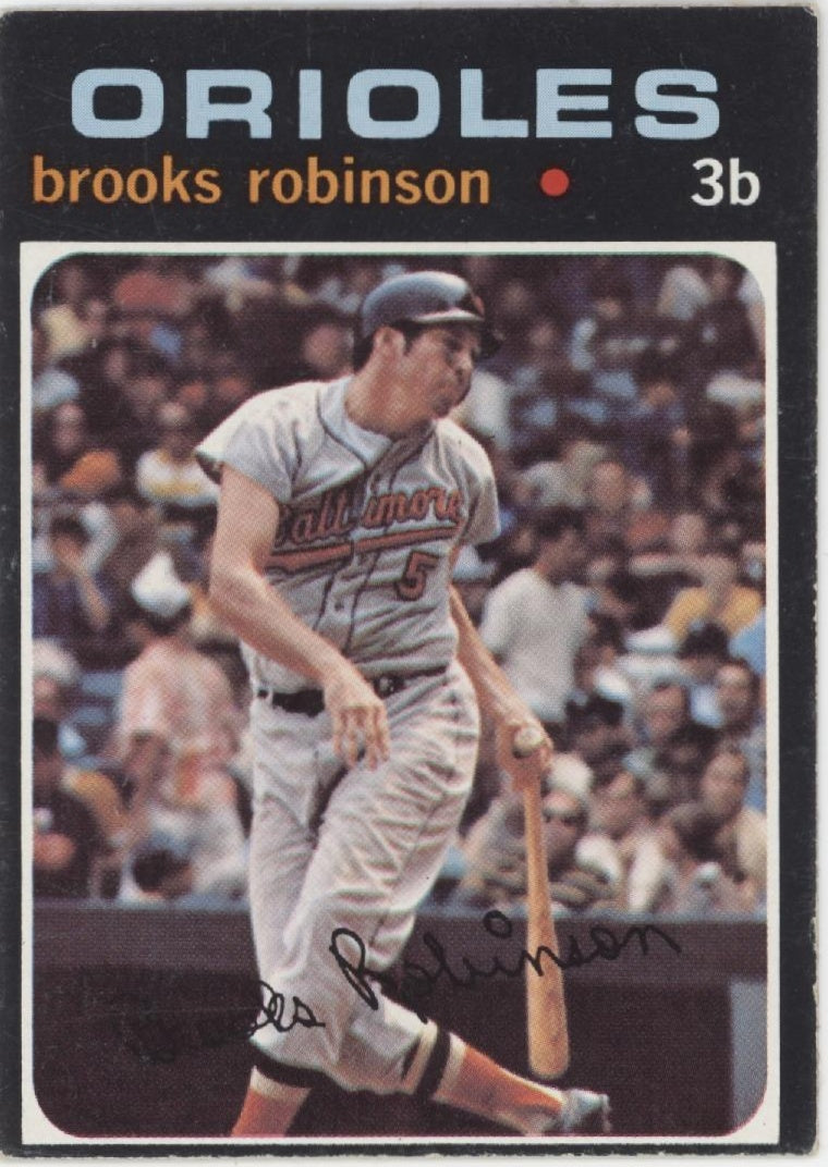 Brooks Robinson 1971 Topps #300 Baltimore Orioles VG #3