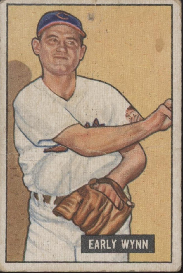 Early Wynn 1951 Bowman #78 Cleveland Indians GD