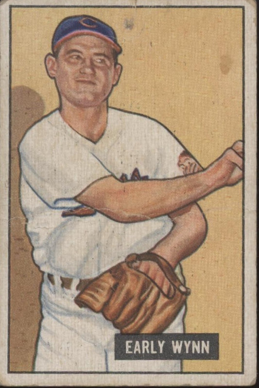 Early Wynn 1951 Bowman #78 Cleveland Indians GD