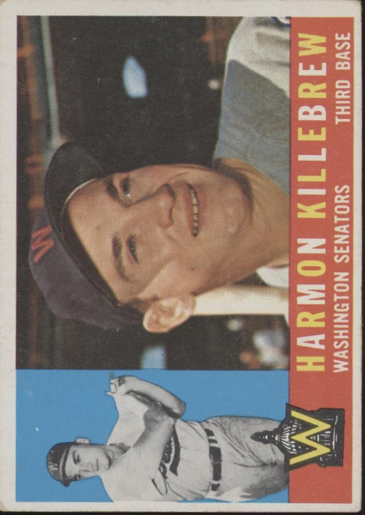 Harmon Killebrew 1960 Topps #210 Washington Senators VG