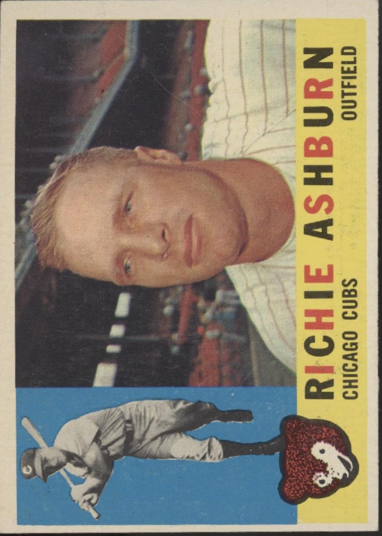 Richie Ashburn 1960 Topps #305 Chicago Cubs VG-EX #1
