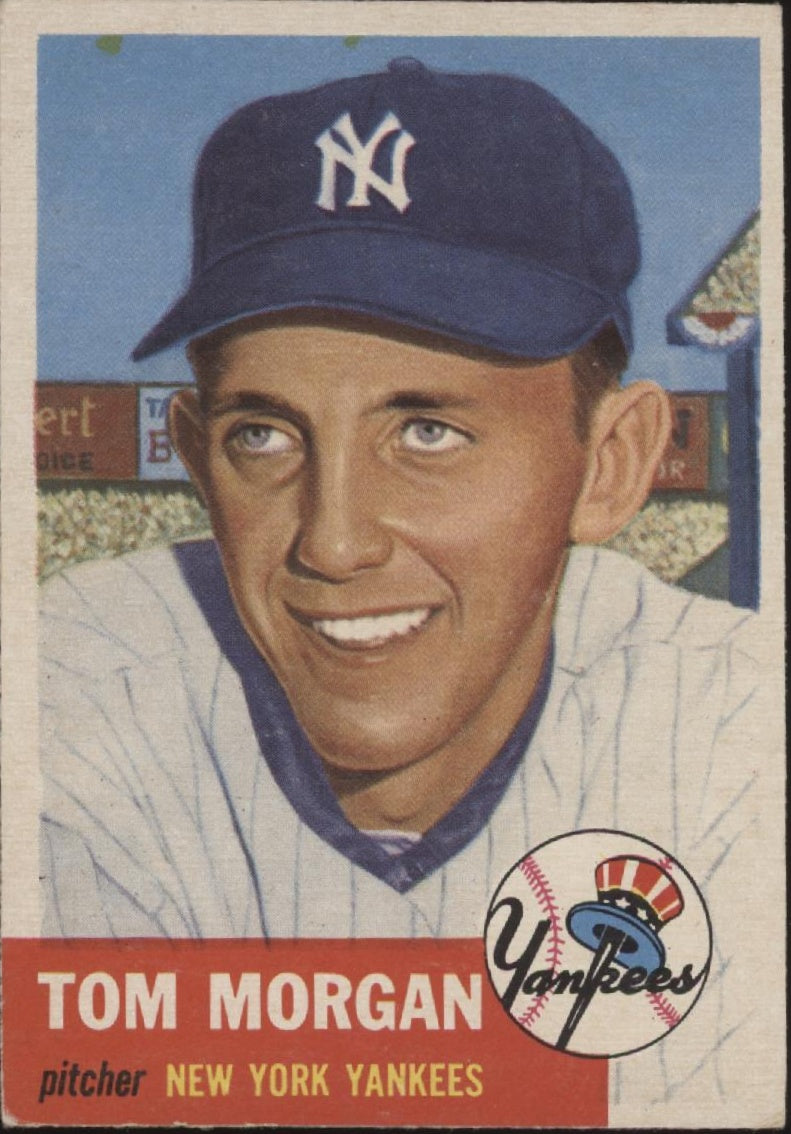 Tom Morgan 1953 Topps #132 New York Yankees GD #2