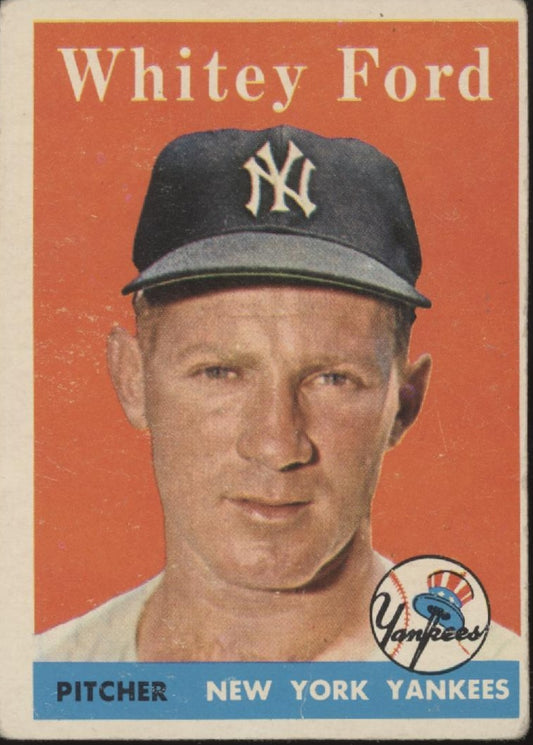 Whitey Ford 1958 Topps #320 New York Yankees GD
