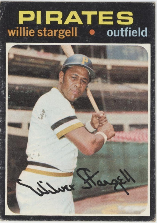 Willie Stargell 1971 Topps #230 Pittsburgh Pirates VG