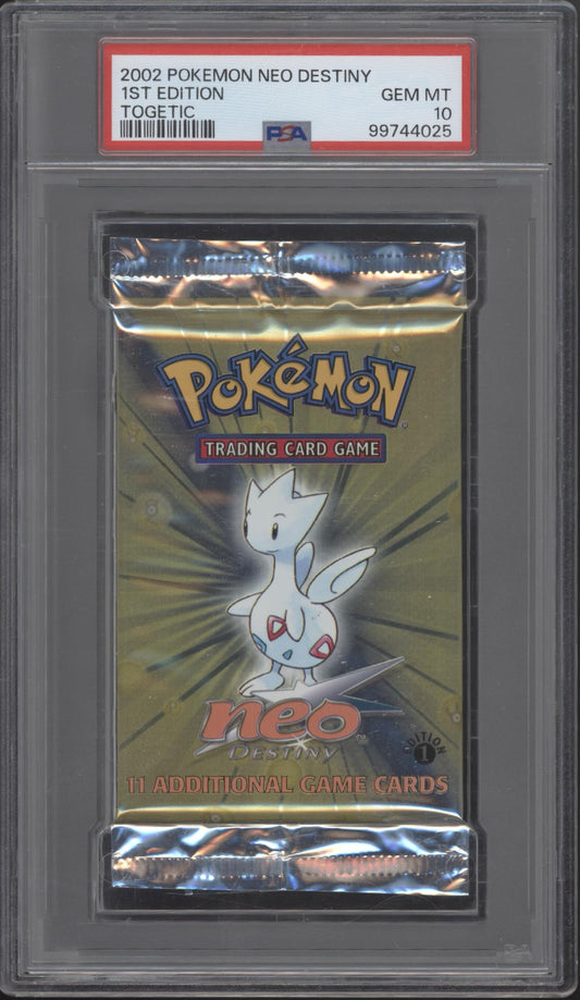 Neo Destiny Pokemon 1st Edition Togetic Booster Pack PSA 10 #2