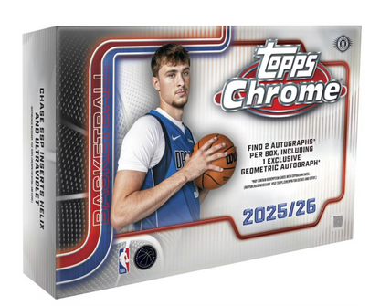 2025-26 Topps Chrome Basketball Breaker's Delight Box Case