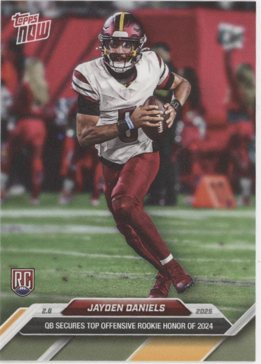 Jayden Daniels 2025 Topps Now RC #24