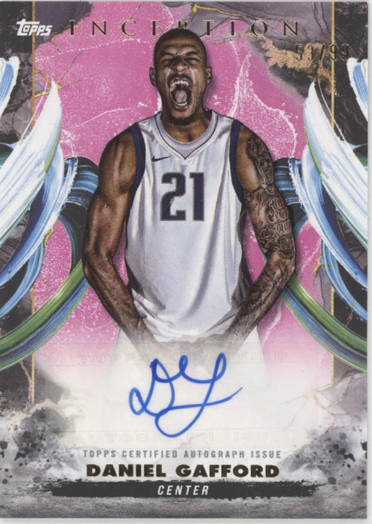 Daniel Gafford 2024-25 Topps Inception Auto #AC-GF