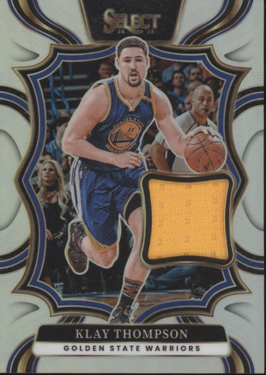 Klay Thompson 2024-25 Panini Select Prizm Swatch #TM-THO