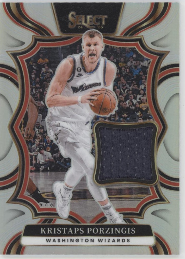 Kristaps Porzingis 2024-25 Panini Select Prizm Swatch #TM-POR
