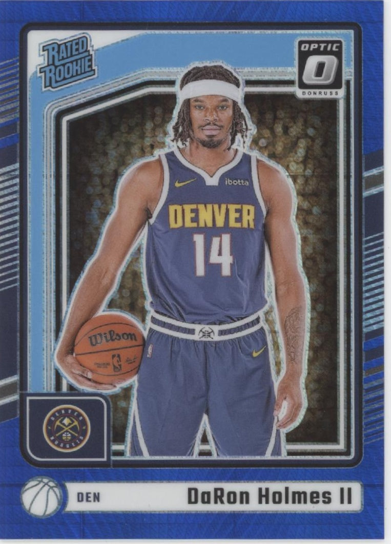 DaRon Holmes II 2024-25  Donruss Optic Rated Rookie Blue Hyper Prizm RC 138/175