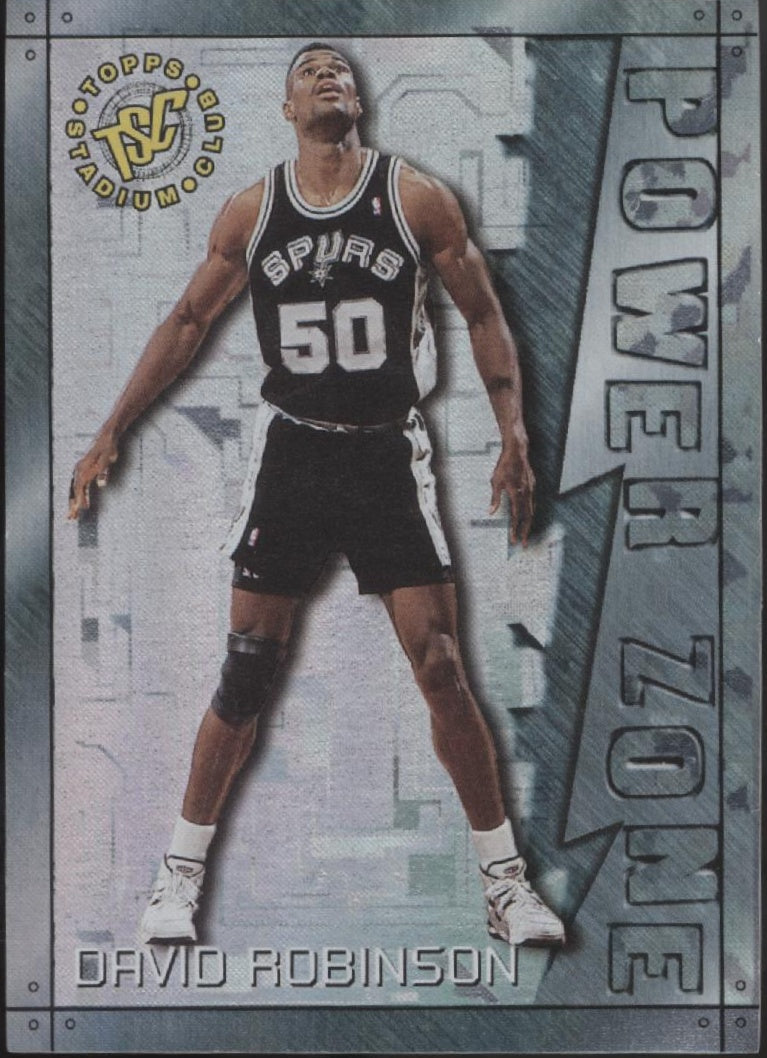 David Robinson 1995-96 Topps Stadium Club Power Zone #PZ8