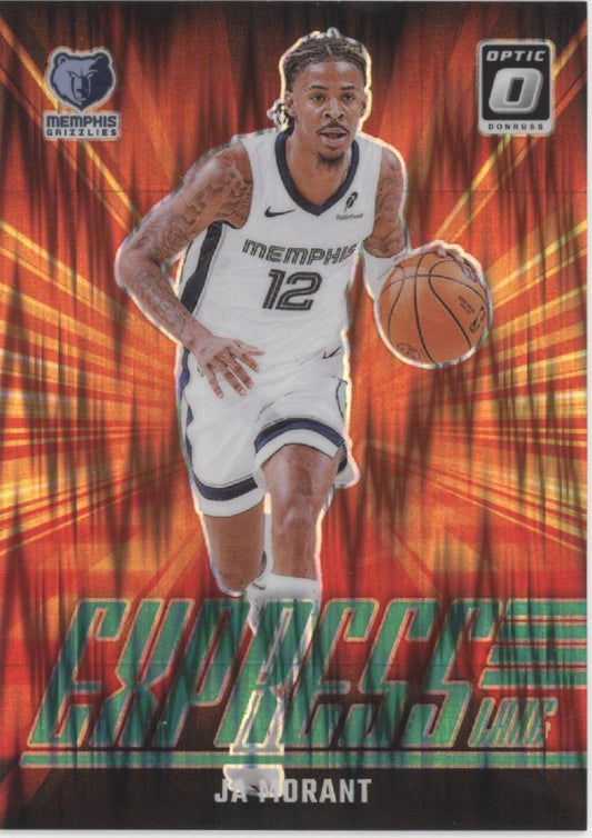 Ja Morant 2024-25 Panini Donruss Optic Express Lane Red Seismic Prizm 068/149 #2