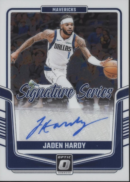 Jaden Hardy 2024-25 Panini Donruss Optic Signature Series Auto #SS-HRD