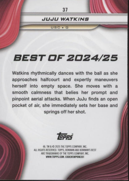 Juju Watkins 2024-25 Bowman's Best University #37