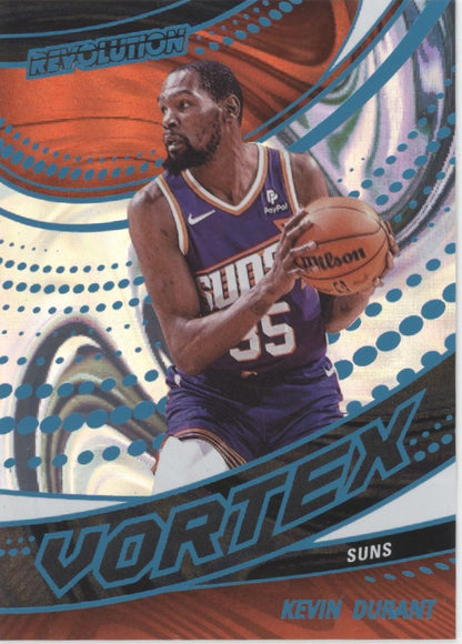 Kevin Durant 2024-25 Panini Revolution Vortex Swirl 10/35 #14
