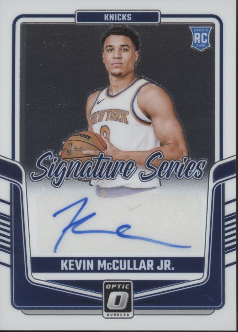 Kevin McCullar Jr. 2024-25 Panini Donruss Optic Signature Series RC Auto #SS-MCR