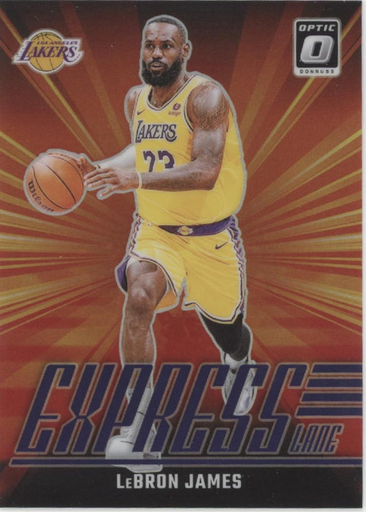 LeBron James 2024-25 Panini Donruss Opti Express Lane Purple Prizm #2 #1