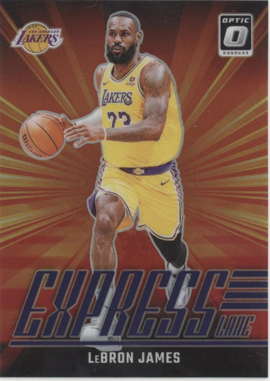 LeBron James 2024-25 Panini Donruss Opti Express Lane Prizm #2 #3