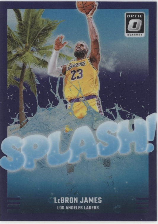LeBron James 2024-25 Panini Donruss Optic Splash! Purple Prizm #5 #2