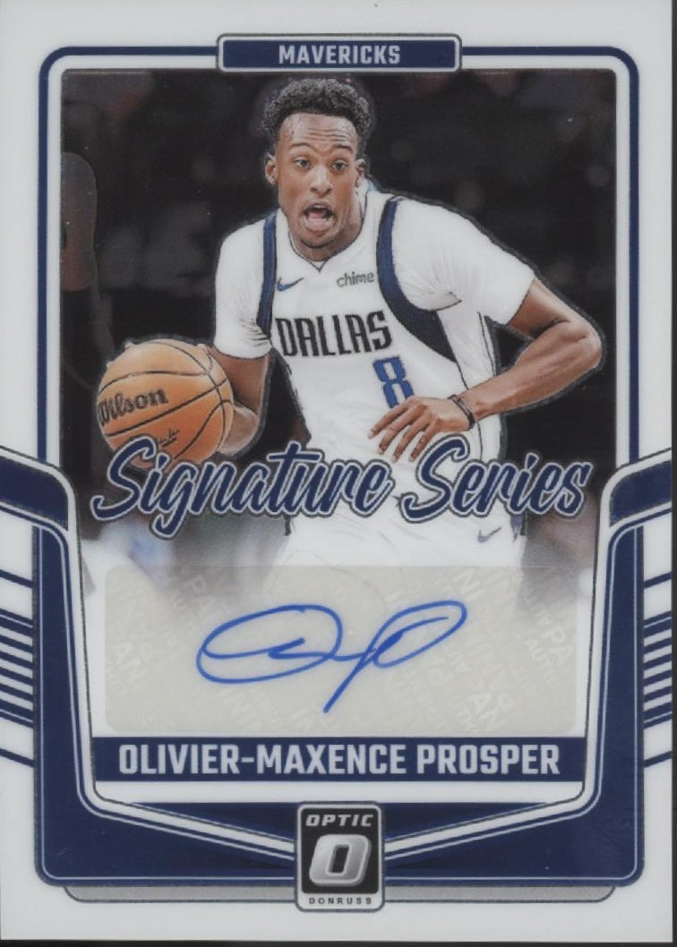 Olivier-Maxence Prosper 2024-25 Panini Donruss Optic Signature Series Auto